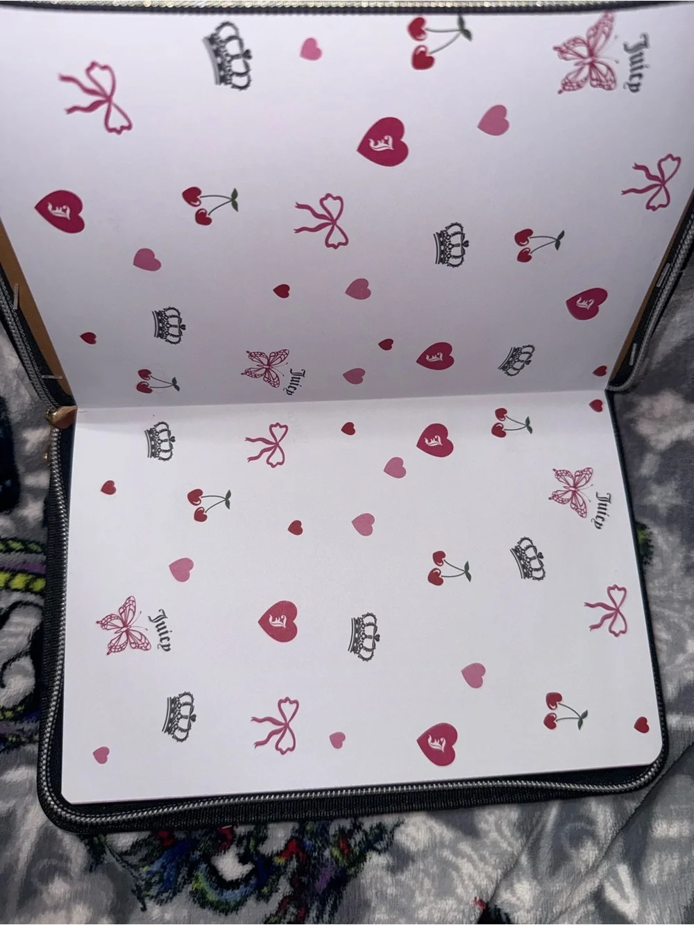 Juicy Couture Pink 2026-2027 Planner with Gold Crown Pen